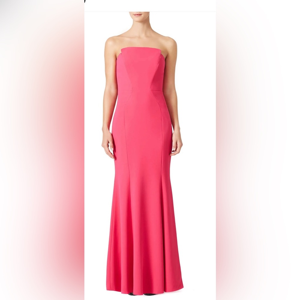 Jill Stuart Pink Strapless Sheath Dress for Weddings